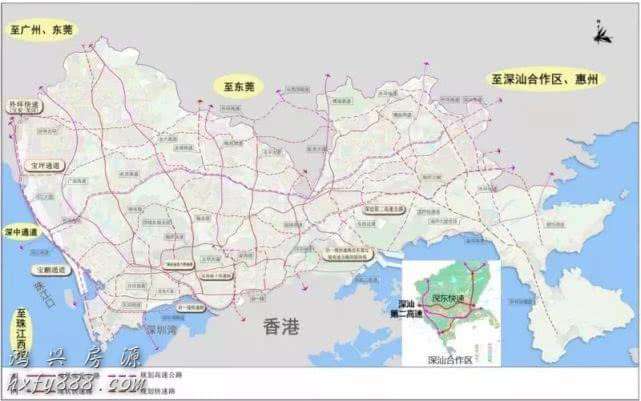 深圳交通，深珠拟建高铁，东起西丽全长约80公里……