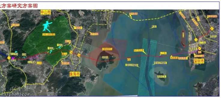 深圳前海和宝安之间拟建全长5.5公里新海底隧道