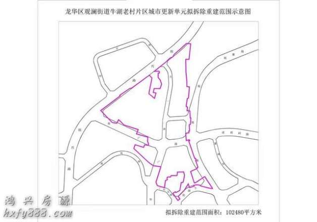 深圳龙华观澜牛湖中森片区城市更新项目