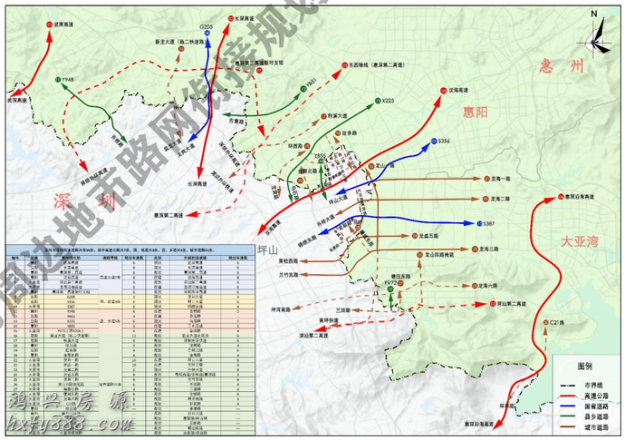 重磅！惠州与周边6市交通衔接规划出炉！